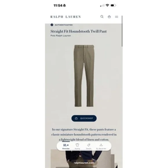 Polo by Ralph Lauren Men's Corduroy Pants in Taupe